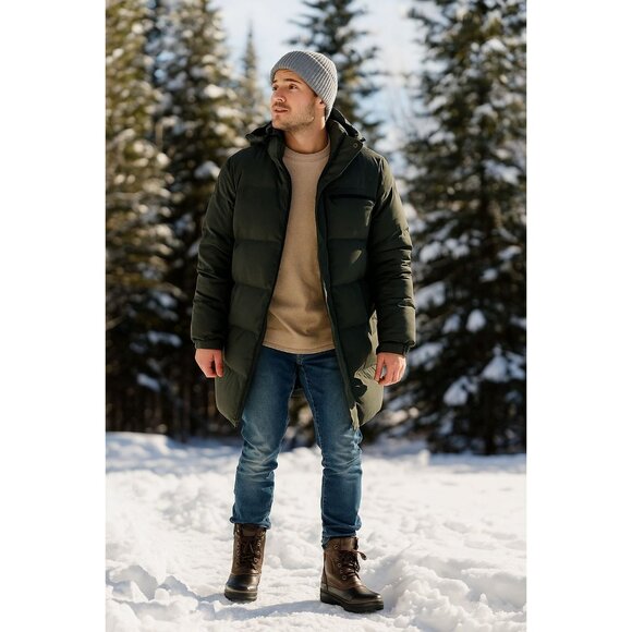 Khombu 8 Duck Boot Men Outdoor Waterproof Work Utility Winter Mid-calf Snow Shoe - Picture 7 of 14